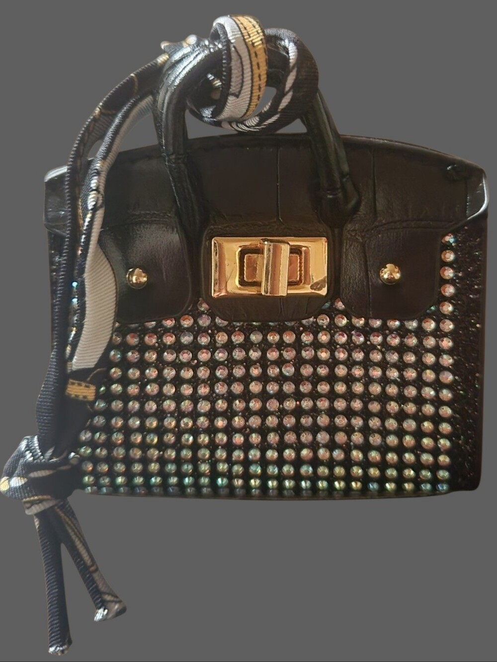 Kiss Lock Mini Bag Charm